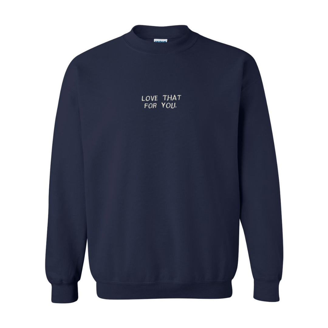‘LOVE THAT FOR YOU’ Sweater (Navy)